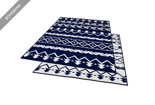 Tapis avec un design réversible pour l'intérieur et l'extérieur — 3