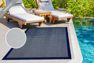 Tapis avec un design réversible pour l'intérieur et l'extérieur — 10