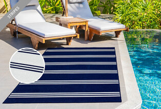 Tapis avec un design réversible pour l'intérieur et l'extérieur — 16