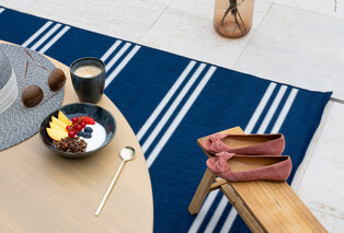 Tapis avec un design réversible pour l'intérieur et l'extérieur — 21