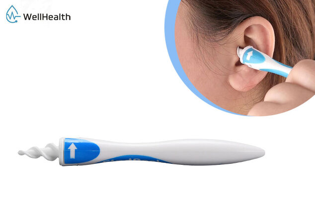 Limpiador de oídos con cabezales de recambio