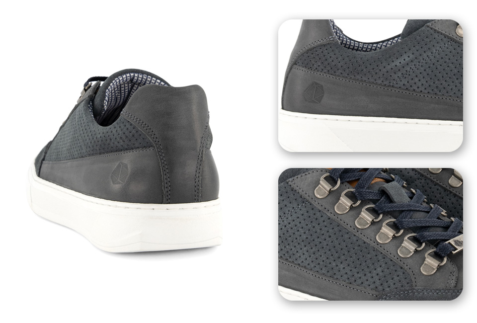 Chaussures sportives en cuir pour hommes