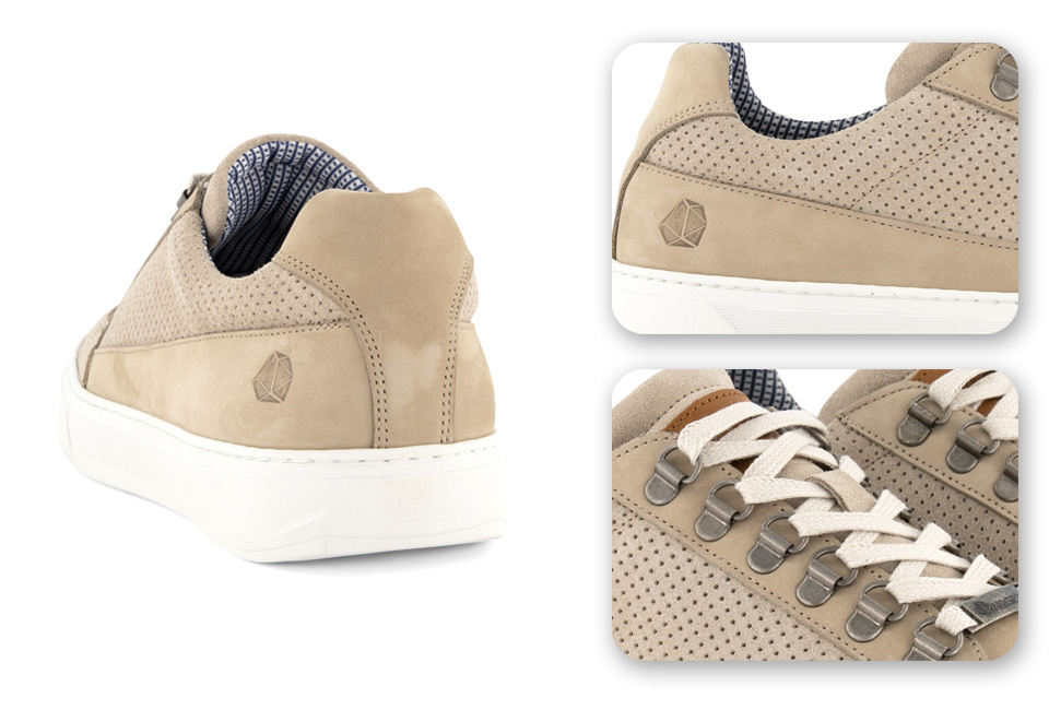 Chaussures sportives en cuir pour hommes