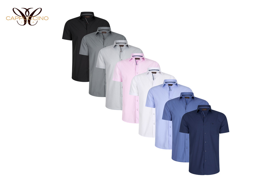 Cappuccino short-sleeved summer shirts