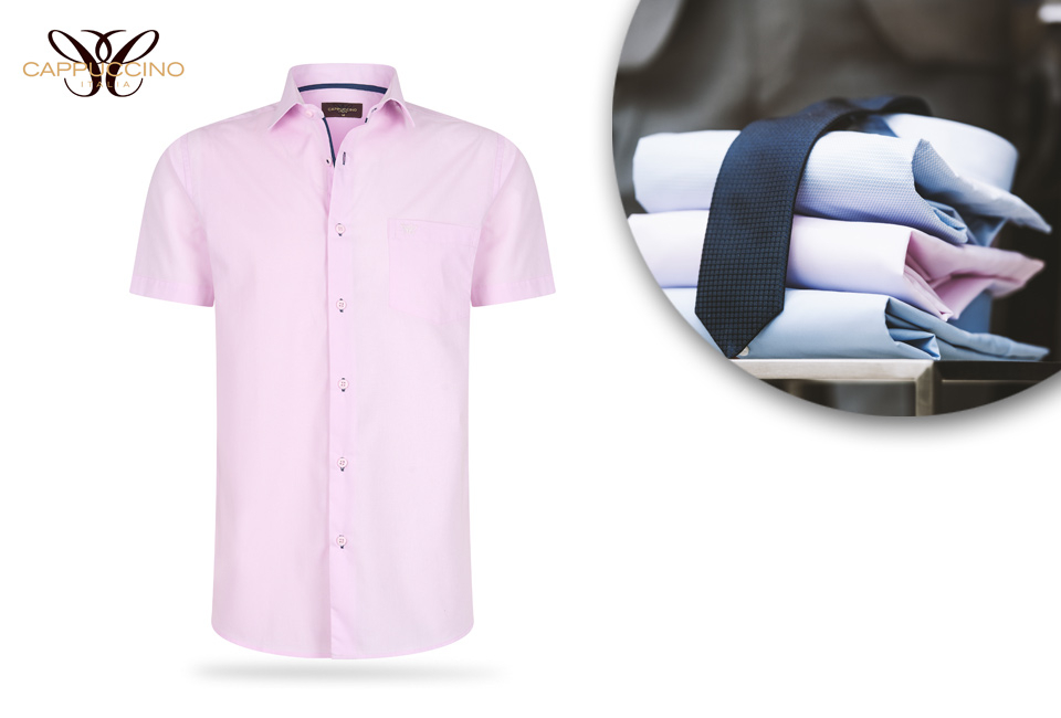 Cappuccino short-sleeved summer shirts