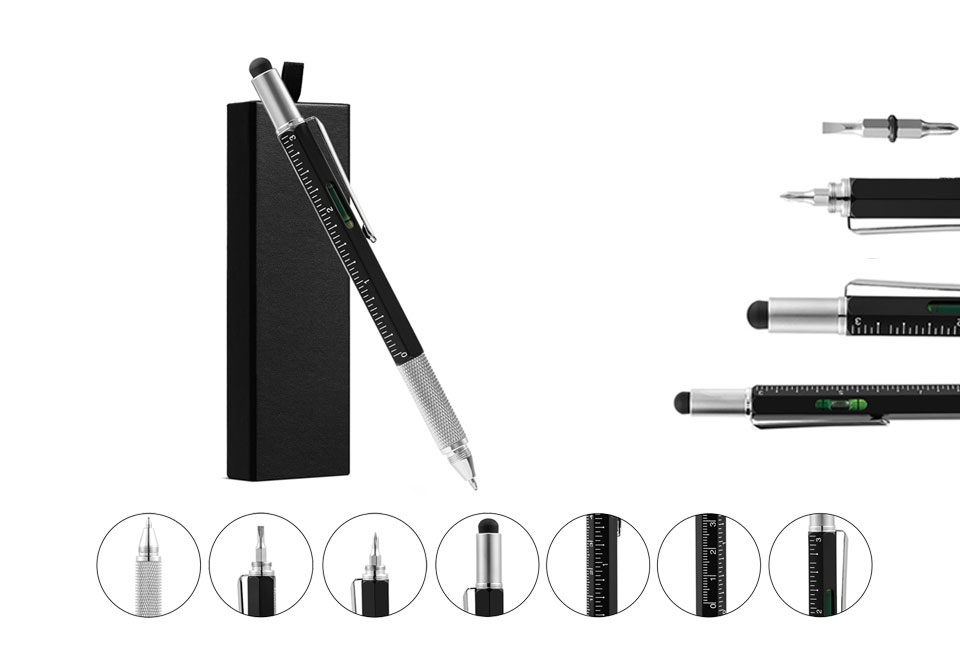 6-in-1 multifunctionele pen