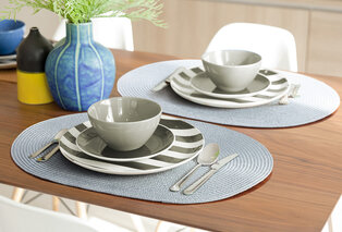 Ensemble de 6 sets de table tressés disponibles en plusieurs coloris — 7