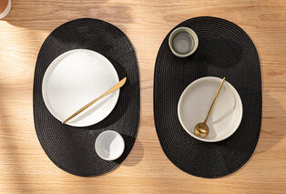 Ensemble de 6 sets de table tressés disponibles en plusieurs coloris — 9