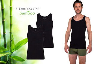 2-pack Pierre Calvini onderhemden met bamboevezels voor heren en dames — 12
