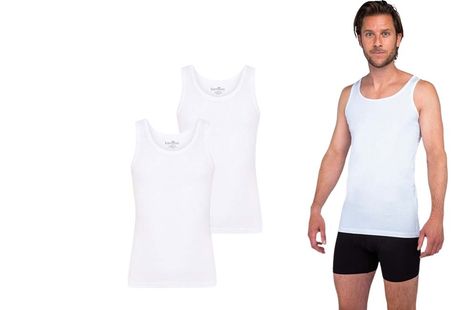 2-pack Pierre Calvini onderhemden met bamboevezels voor heren en dames