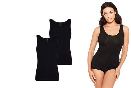 2-pack Pierre Calvini onderhemden met bamboevezels voor heren en dames