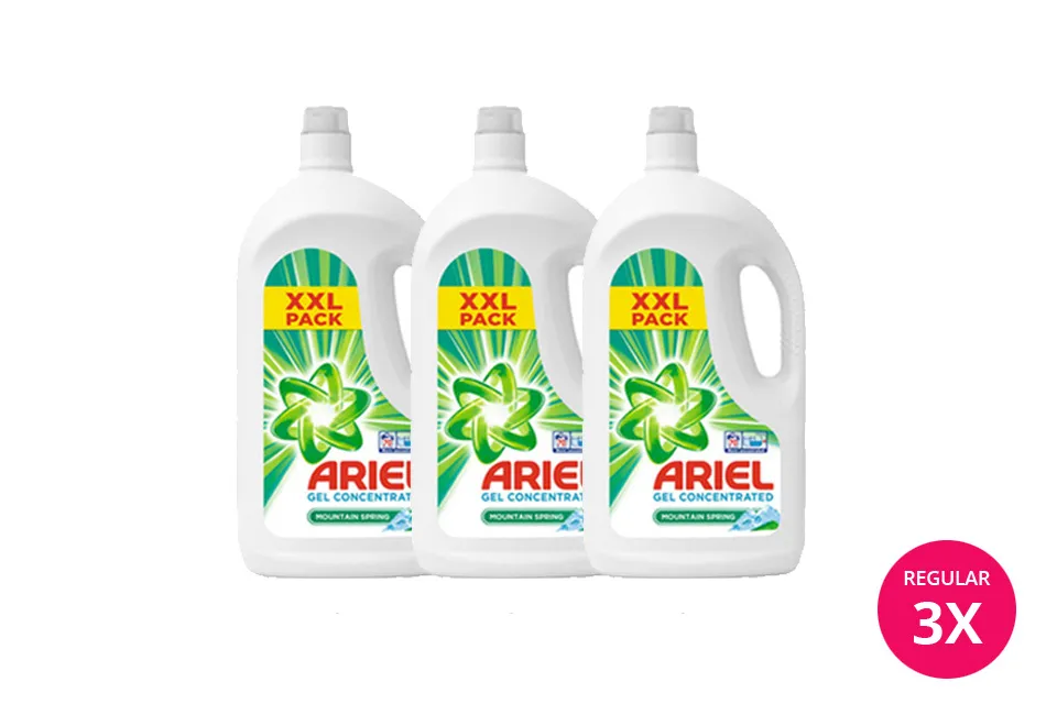 Mega pack Ariel vloeibaar wasmiddel