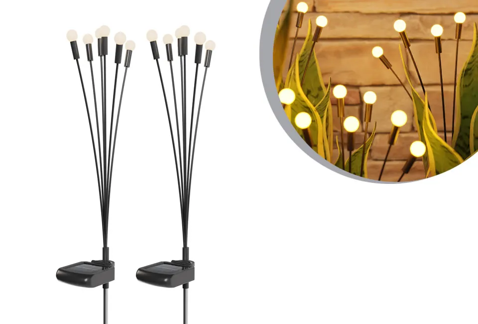 Firefly LED tuinverlichting - set van 2 stuks