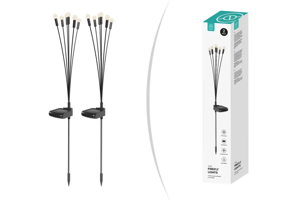 Firefly LED tuinverlichting - set van 2 stuks