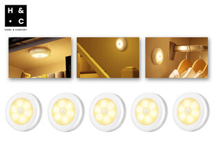 Set aus 5 drahtlosen-LED-Spots