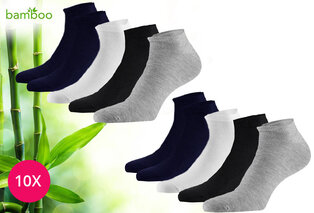 10 paires de socquettes en bambou pour hommes et femmes — 3