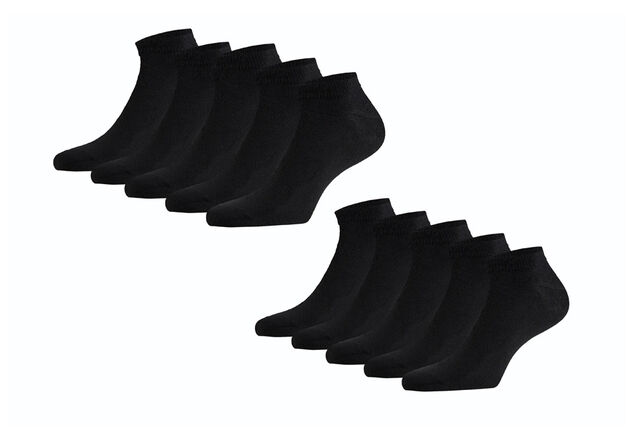 10 paires de socquettes en bambou pour hommes et femmes