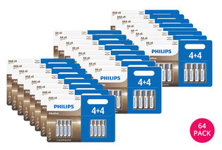 Megapack de pilas alcalinas Philips