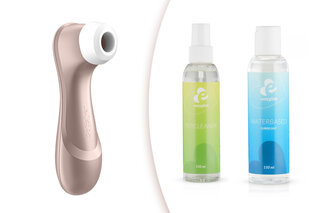 Vibratore Satisfyer Pro 2 + lubrificante e detergente