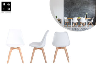 Set bestehend aus 4 Design Stühle