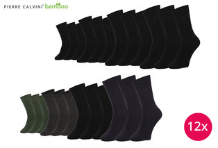12 pares de meias de bambu