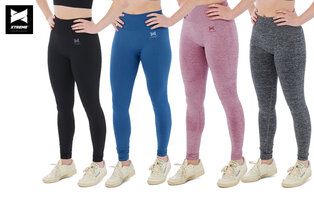 Women's High-Waist Metallic Print Scrunch Butt Performance Leggings