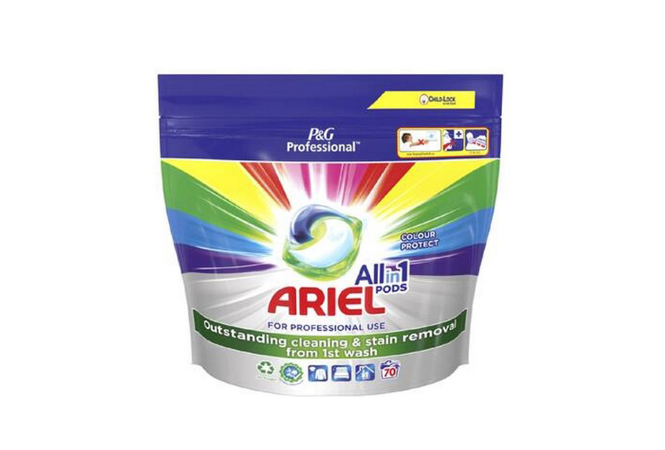 140 doses de lessive liquide Ariel 3 en 1 pods