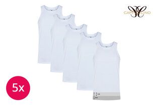 Lote de 5 camisetas interiores extra largas Capuccino para hombre — 3