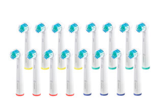 16 ou 32 brossettes pour brosse à dents électrique