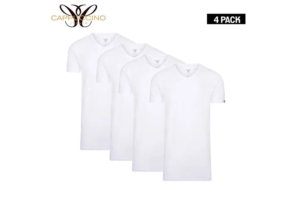 Pack of four cotton T-shirts