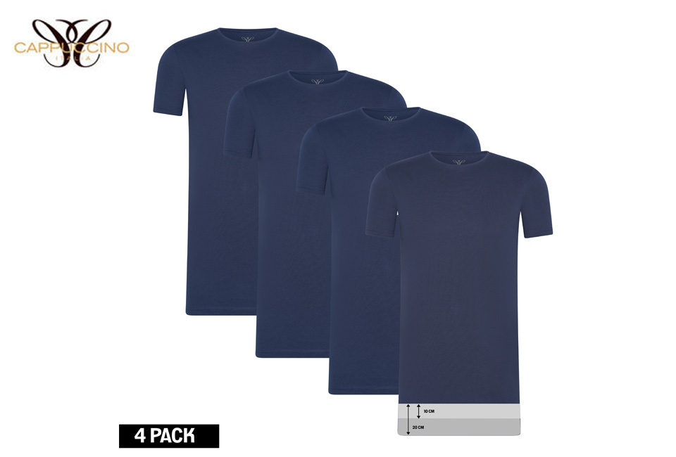 4 extra lange T-shirts