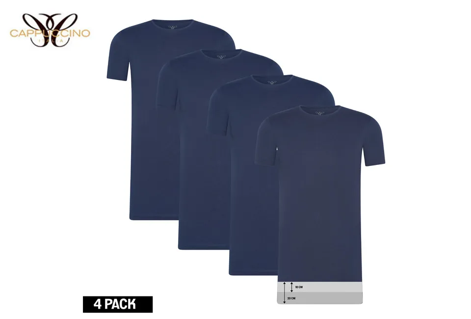 Pack of four cotton T-shirts