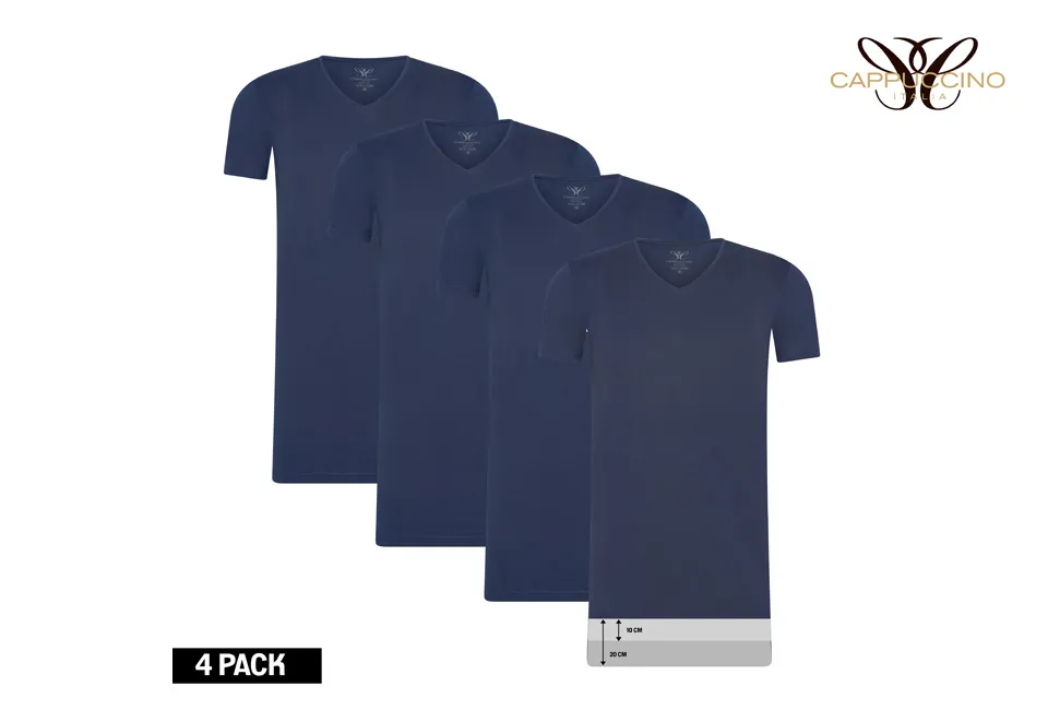 Pack of four cotton T-shirts