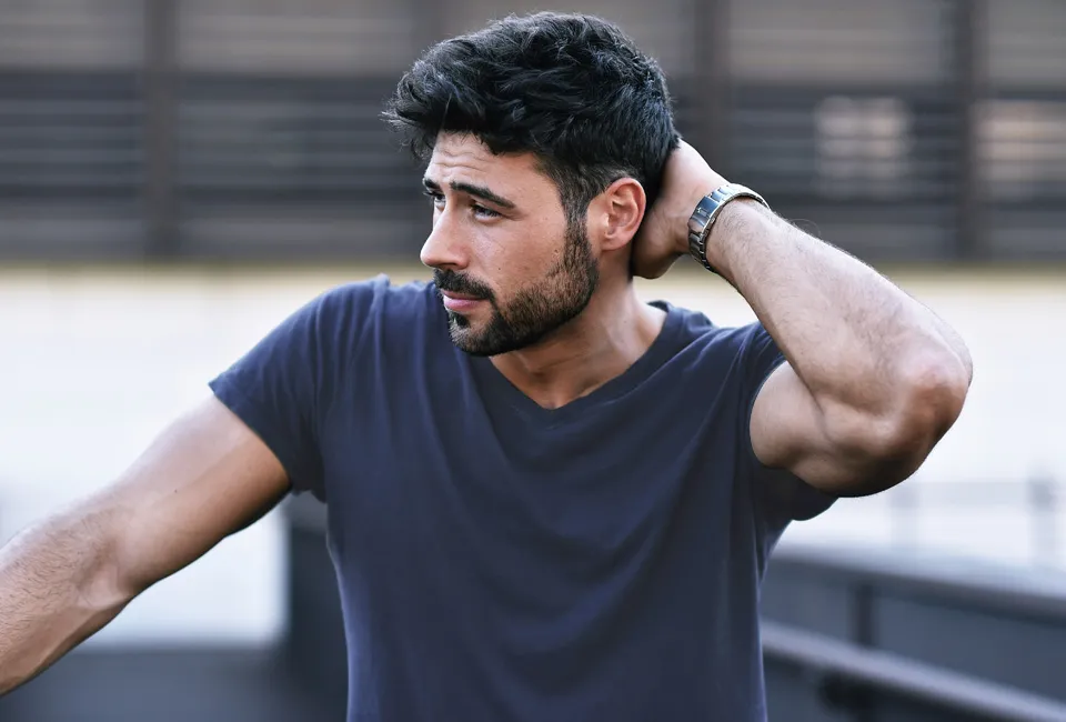 Pack of four cotton T-shirts