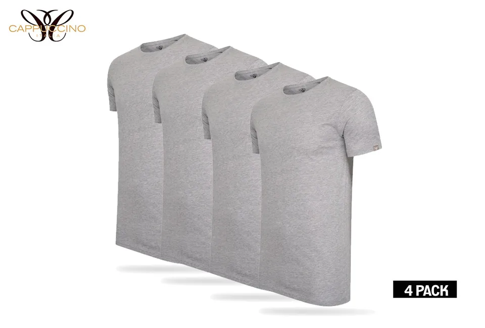 Pack of four cotton T-shirts