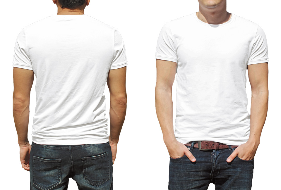 4 extra lange T-shirts