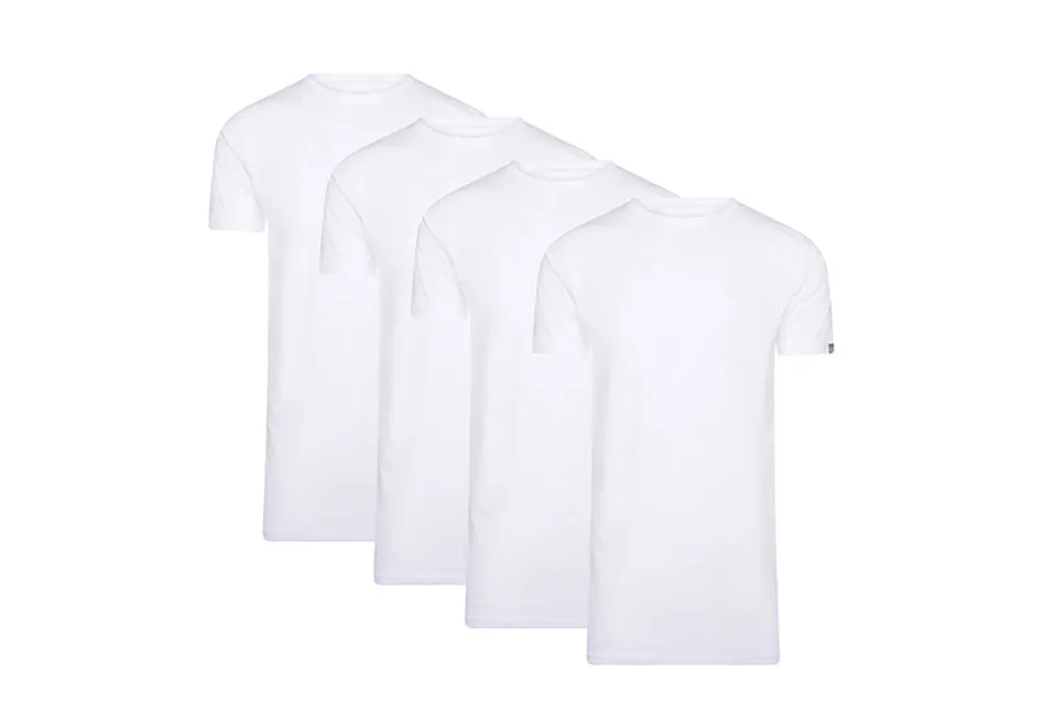 Pack of four cotton T-shirts
