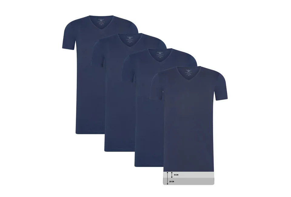 Pack of four cotton T-shirts