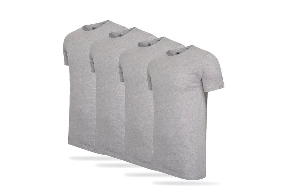 Pack of four cotton T-shirts