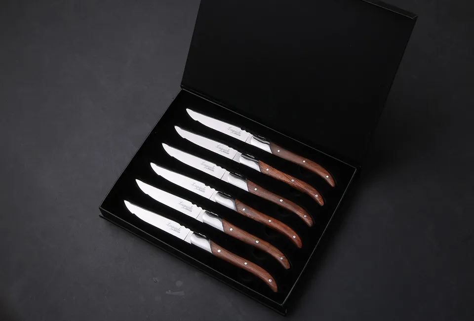 Set de 6 cuchillos fileteros Laguiole