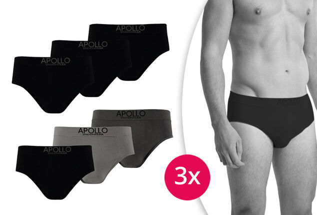 Pack of 3 seamless briefs for men - Outspot