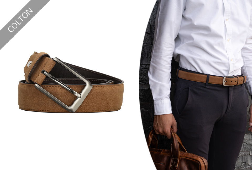 Ceinture en cuir pour hommes