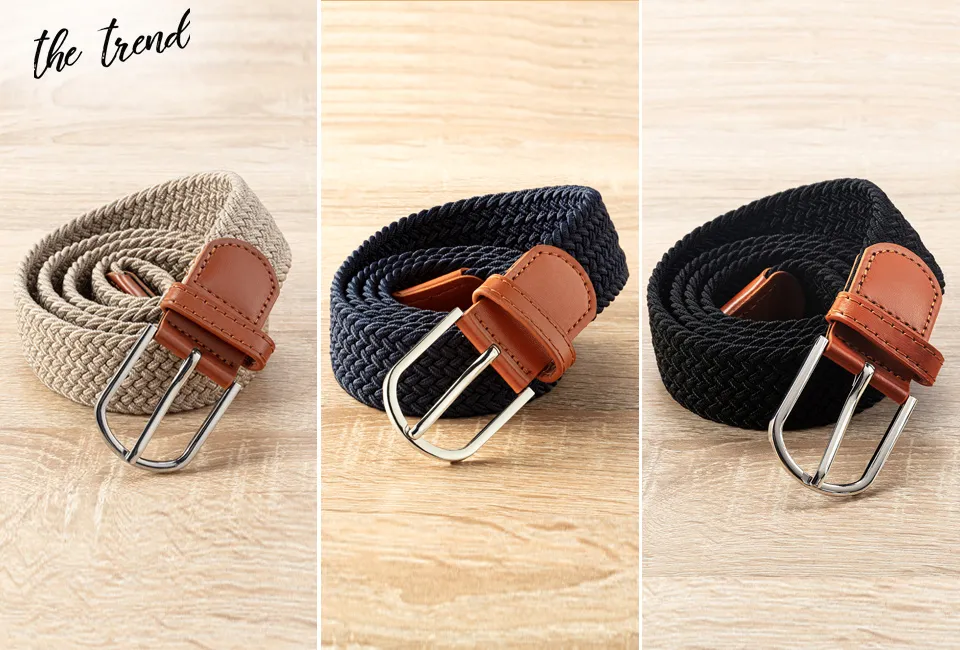 3 braided belts