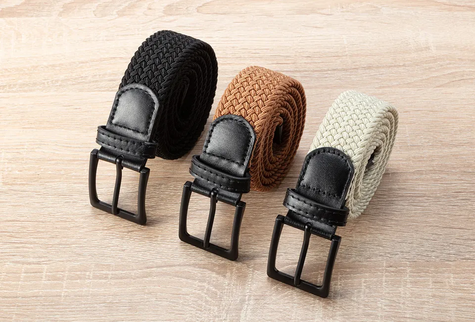 3 braided belts