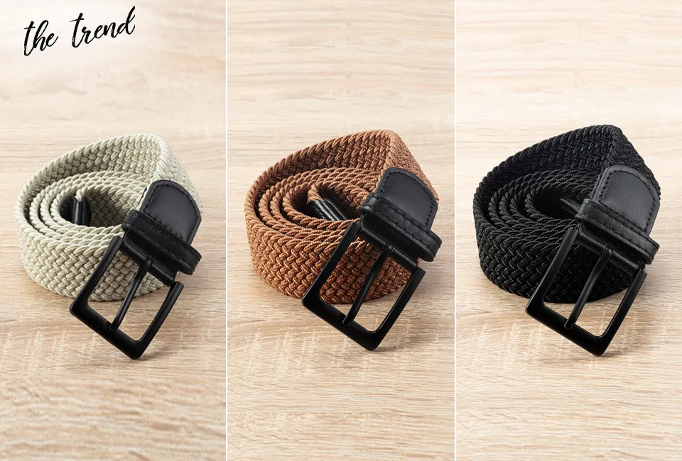 3 braided belts