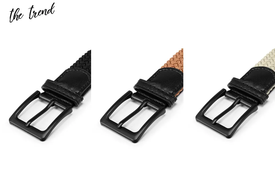 3 braided belts