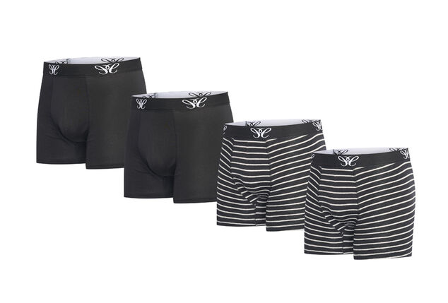 4 boxers de la marque Cappuccino en cotton