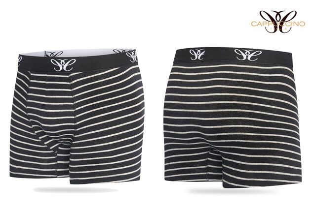 4 boxers de la marque Cappuccino en cotton