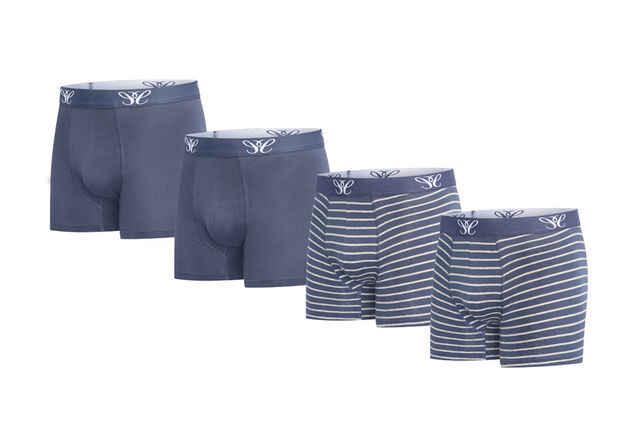 4 boxers de la marque Cappuccino en cotton