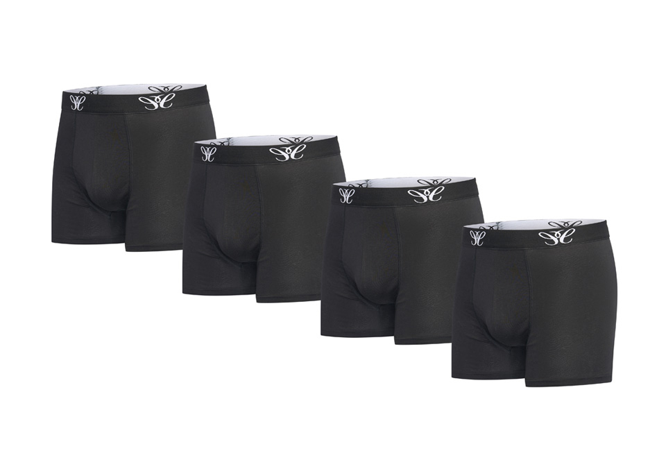 4 boxers de la marque Cappuccino en cotton